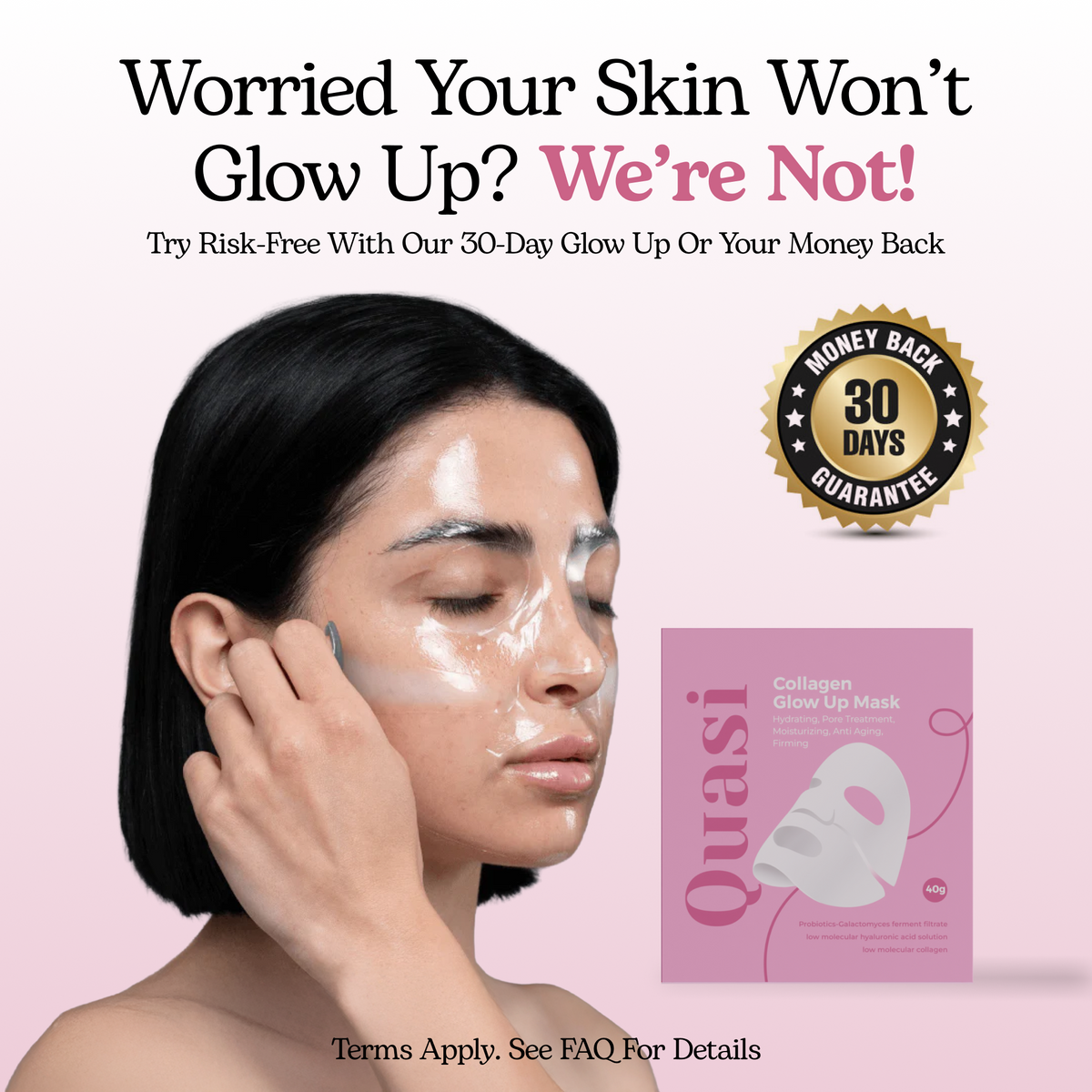Wake Up to Glass Skin After One Mask-Collagen Glow Up Mask 2.0