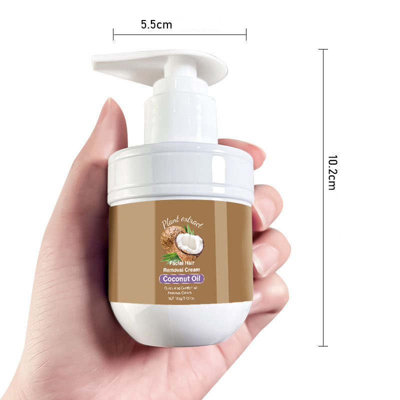 🥥 Last Day Special 🔥Buy 2 Get 1 Free🎁Coconut Facial Hair Removal Cream