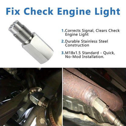 🚗M18X1.5 Car O2 Sensor-Car CEL Check Engine Light Adapter Eliminator