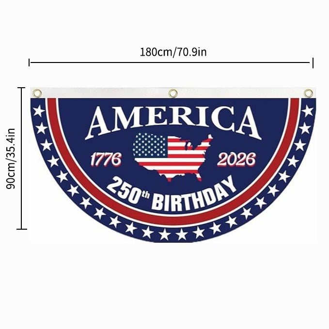 Get Your Porch Ready for America’s 250th — Buy 1 Patriotic Fan Flag, Get 1 FREE