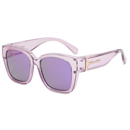 🕶️ Polarized Fit Over Sunglasses for Women – UV400 Protection Floral Frame Wear Over Prescription Glasses