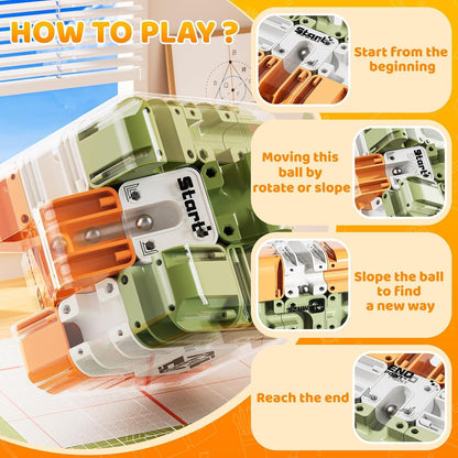 Large Labyrinth 3D Puzzle Maze Cube 🧩✨ – Engaging Brain Teaser Toy for Kids & Adults 🧠