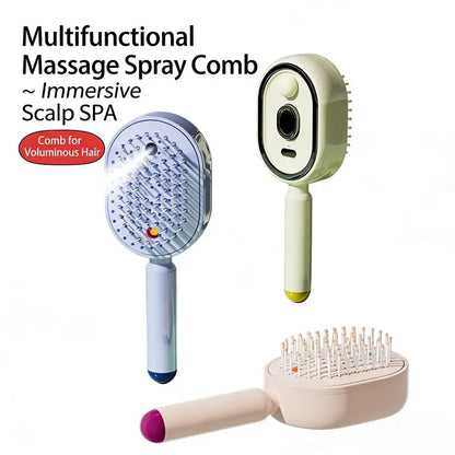 5-in-1 Mist Massage Comb For Dry, Frizzy Hair