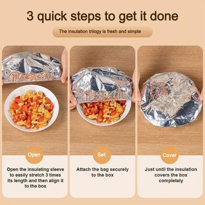 🌓Last Day 49% OFF🥣Aluminum foil insulation cover