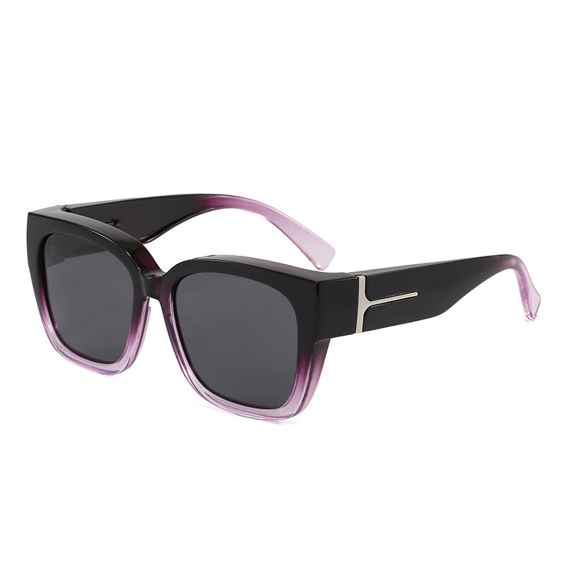 🕶️ Polarized Fit Over Sunglasses for Women – UV400 Protection Floral Frame Wear Over Prescription Glasses