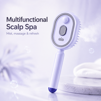 5-in-1 Mist Massage Comb For Dry, Frizzy Hair