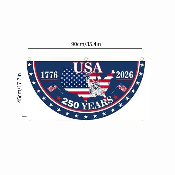 Get Your Porch Ready for America’s 250th — Buy 1 Patriotic Fan Flag, Get 1 FREE