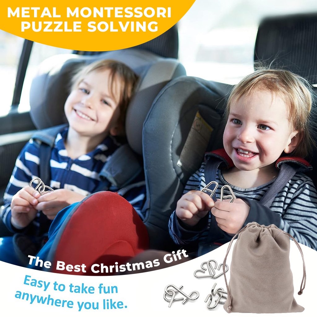 🔥The Best Gift🎁🔥🔥 Metal Puzzle Solving！