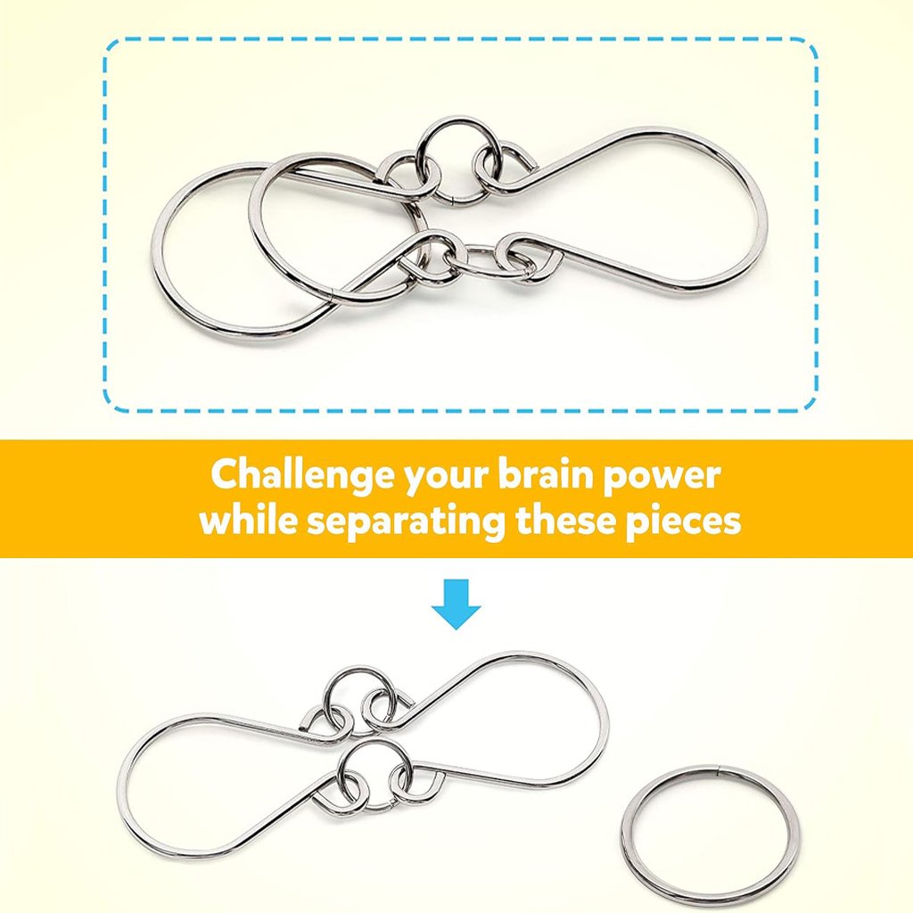 🔥The Best Gift🎁🔥🔥 Metal Puzzle Solving！