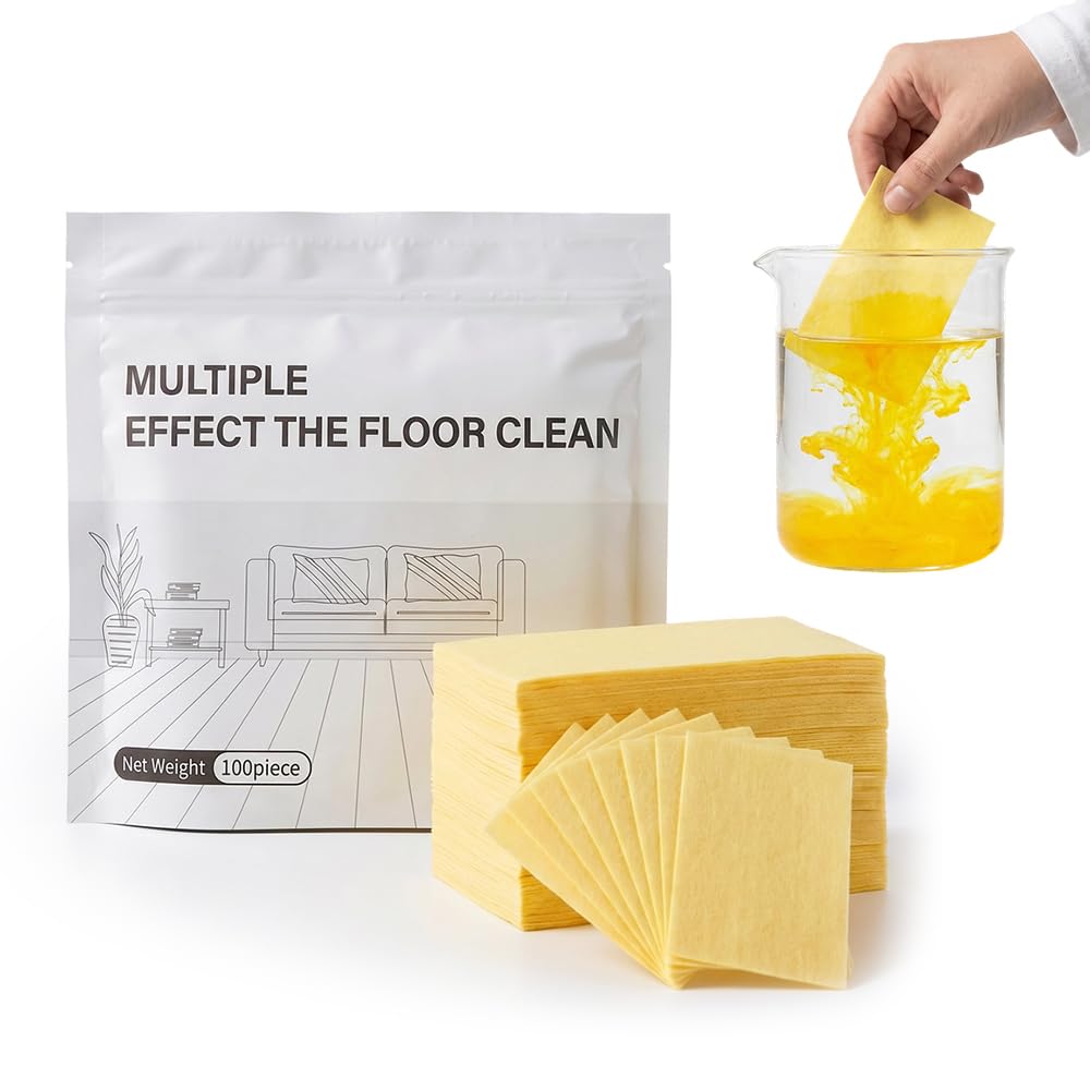Multi-Effect Floor Cleaner Tablets | 100 Pre-Measured Mopping Tablets