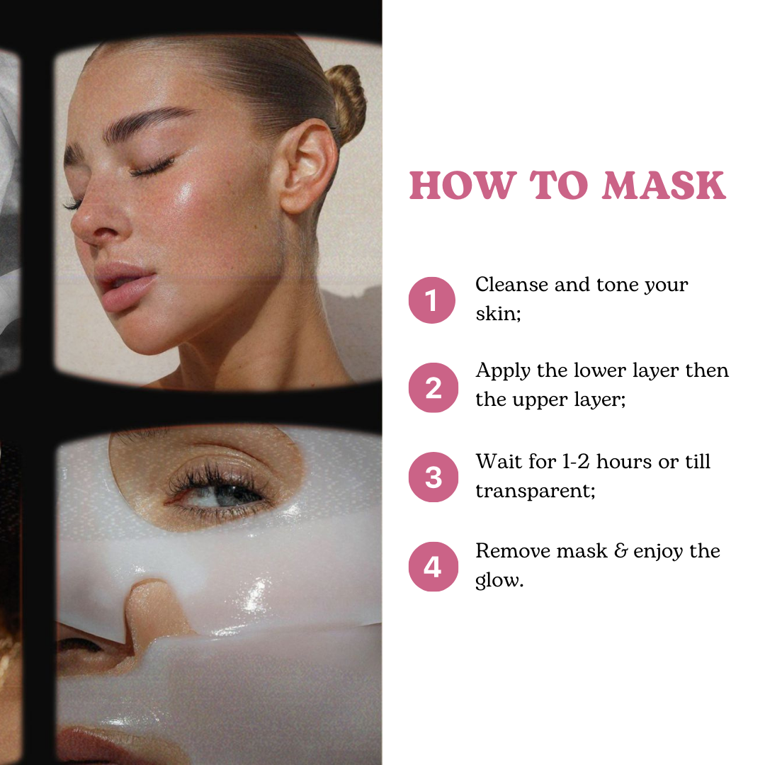 Wake Up to Glass Skin After One Mask-Collagen Glow Up Mask 2.0