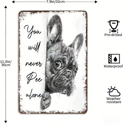 Vintage Black & White Cat Wall Art
