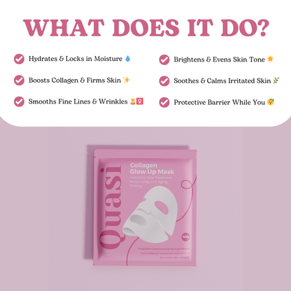 Wake Up to Glass Skin After One Mask-Collagen Glow Up Mask 2.0