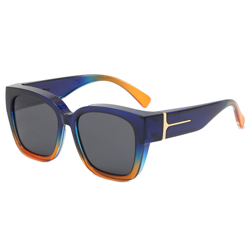 🕶️ Polarized Fit Over Sunglasses for Women – UV400 Protection Floral Frame Wear Over Prescription Glasses