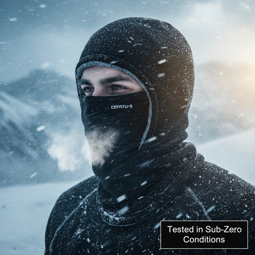 CQGCQGQ – Windproof 3-in-1 Winter Hat, Mask & Neck Warmer