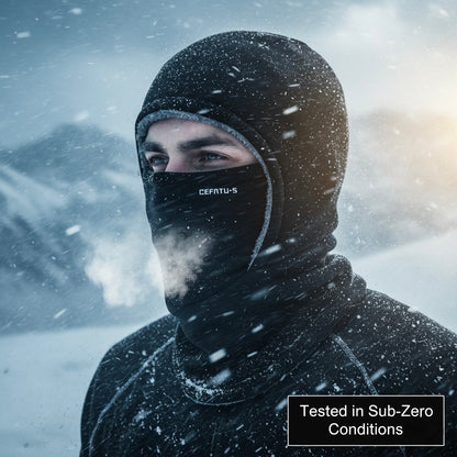 CQGCQGQ – Windproof 3-in-1 Winter Hat, Mask & Neck Warmer