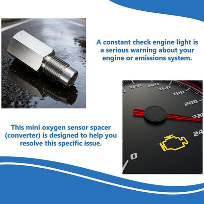 🚗M18X1.5 Car O2 Sensor-Car CEL Check Engine Light Adapter Eliminator