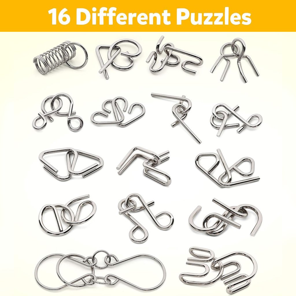 🔥The Best Gift🎁🔥🔥 Metal Puzzle Solving！