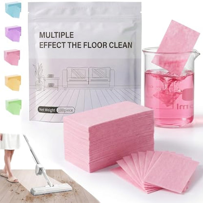 Multi-Effect Floor Cleaner Tablets | 100 Pre-Measured Mopping Tablets